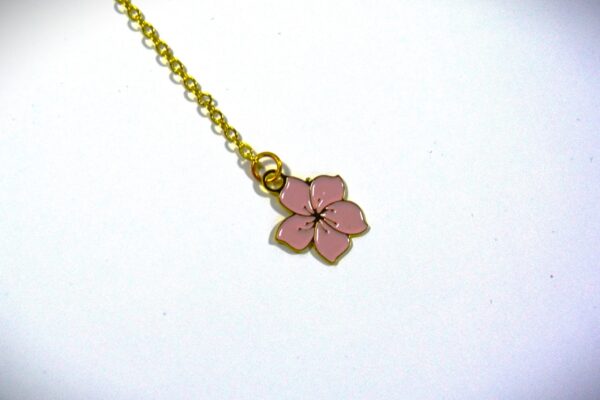 Plum Winter Blossom | Golden Bookmark - Image 2