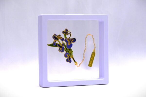 Iris Elegance Blossom | Golden Bookmark - Image 4