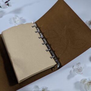 Leather Leaf | Natural Journal